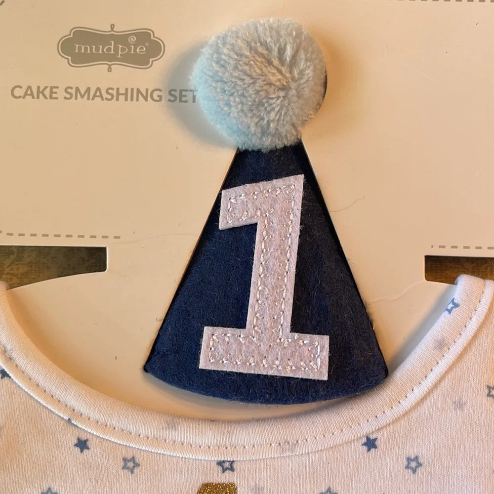 Mud Pie Boy Cake Smasher Set